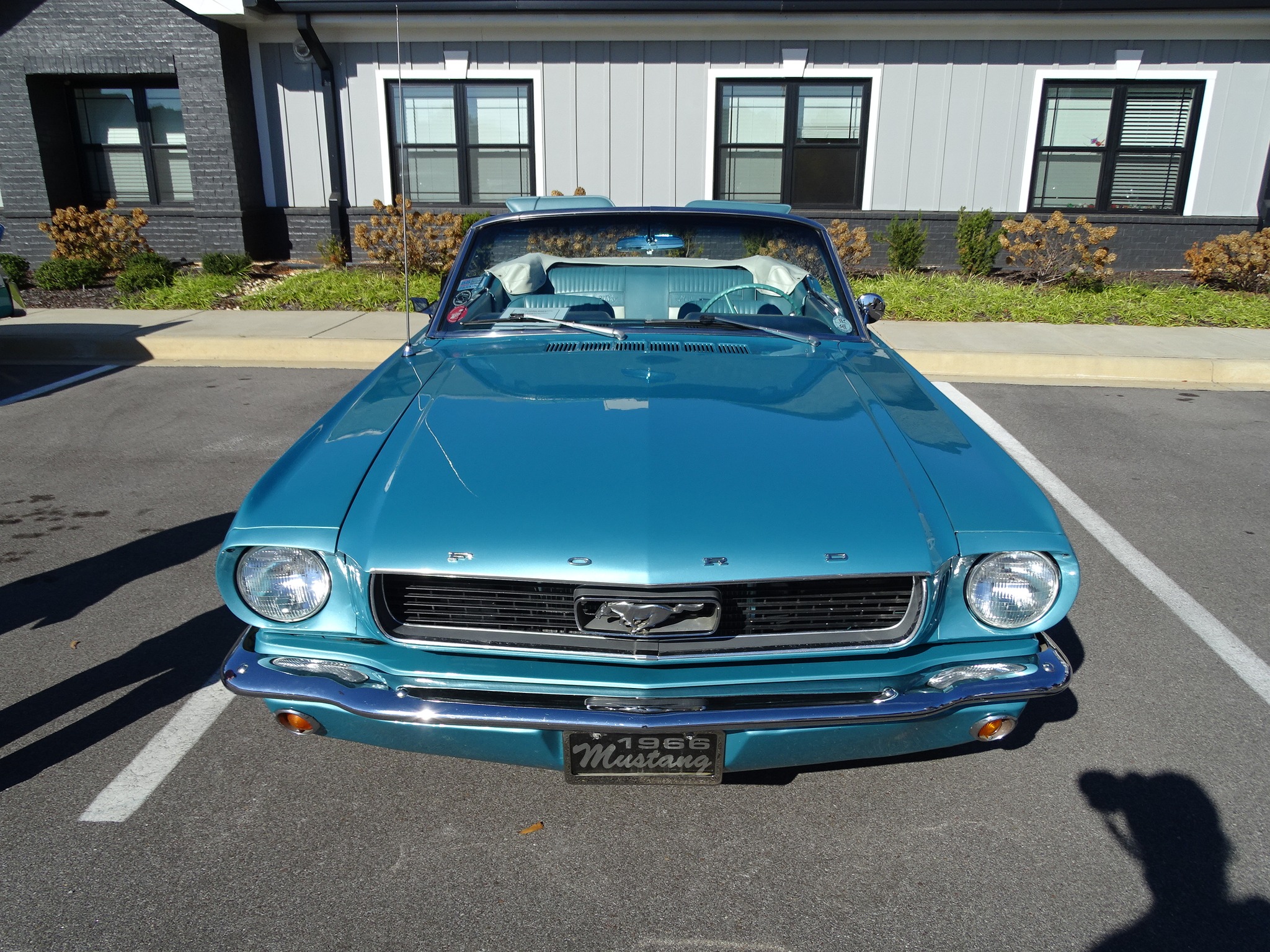A beautiful 1966 Mustang convertible.