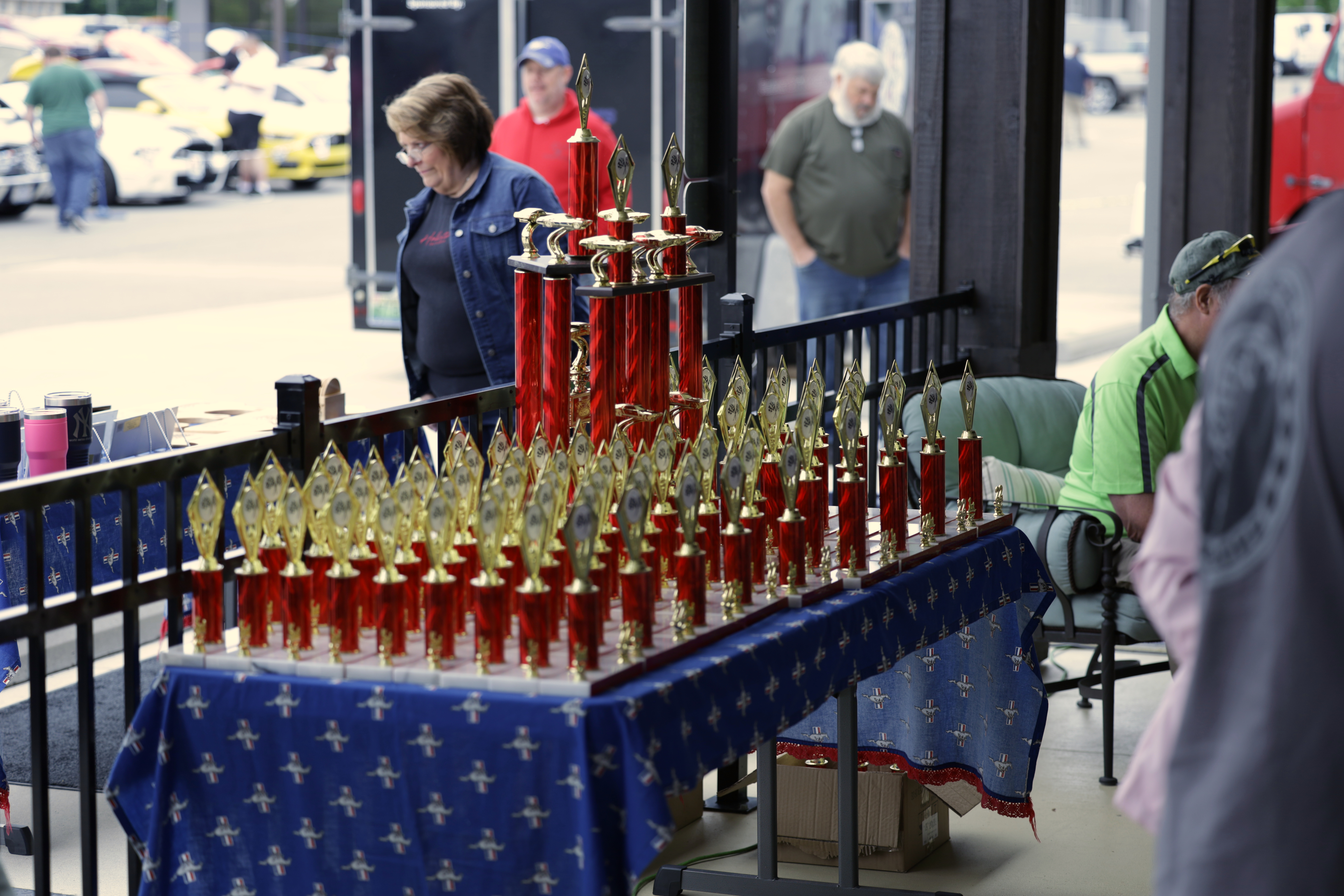 A scenic view of the trophies at our 2022 show